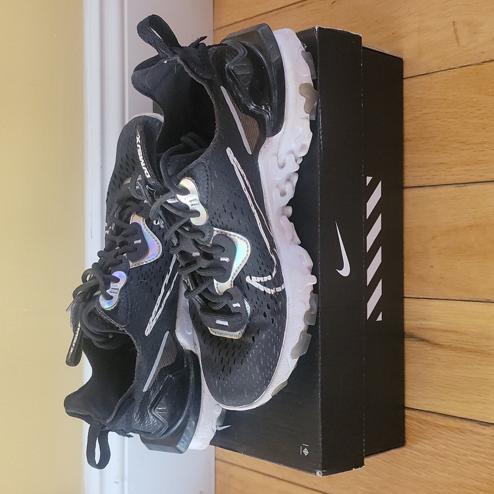 Nike React Vision Black/ White Mesh 6 - image 5